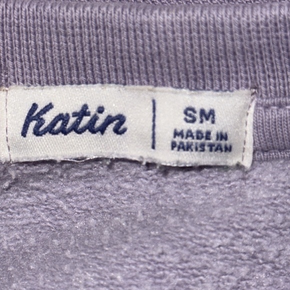Breakers Surf Shop Katin Crew Neck Sweatshirt Dusty Purple SZ Small - Picture 9 of 10